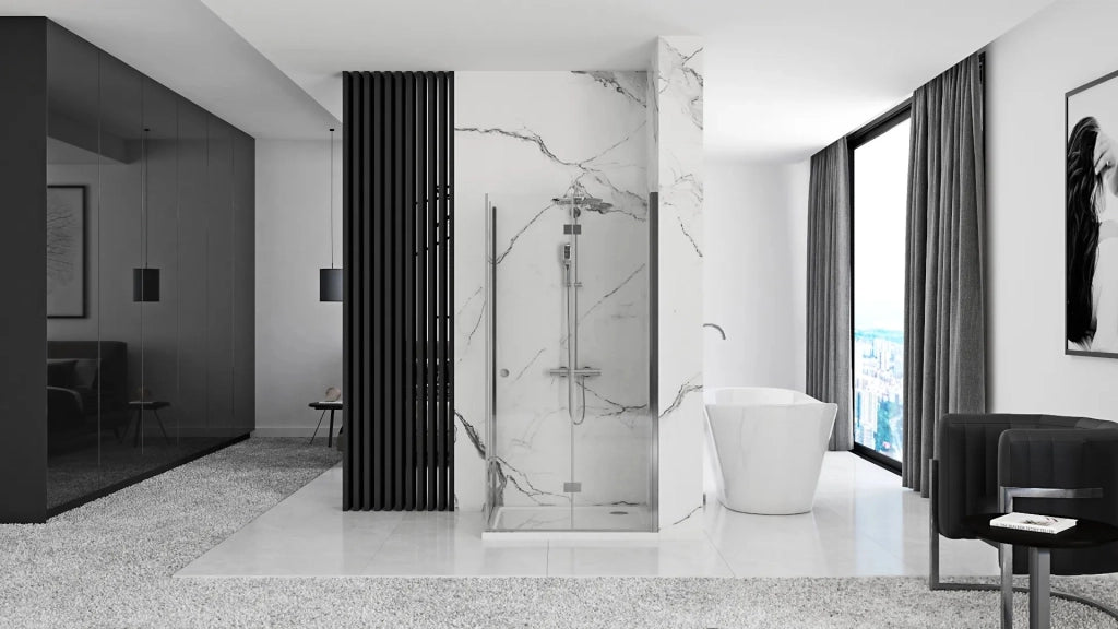 Cabina Doccia Pieghevole Rea Fold N2 Modulare 90x90