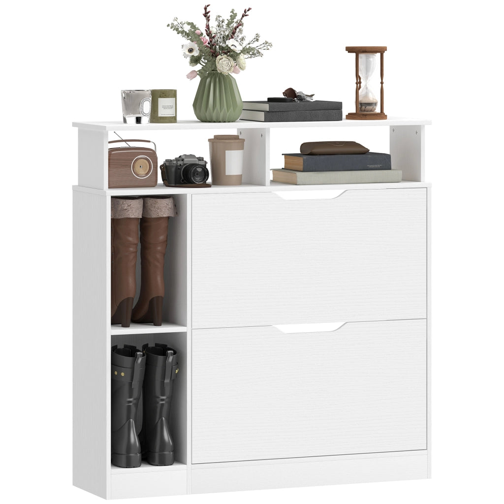 Scarpiera con Divisori Regolabili ¨C Minimal ¨C Bianco