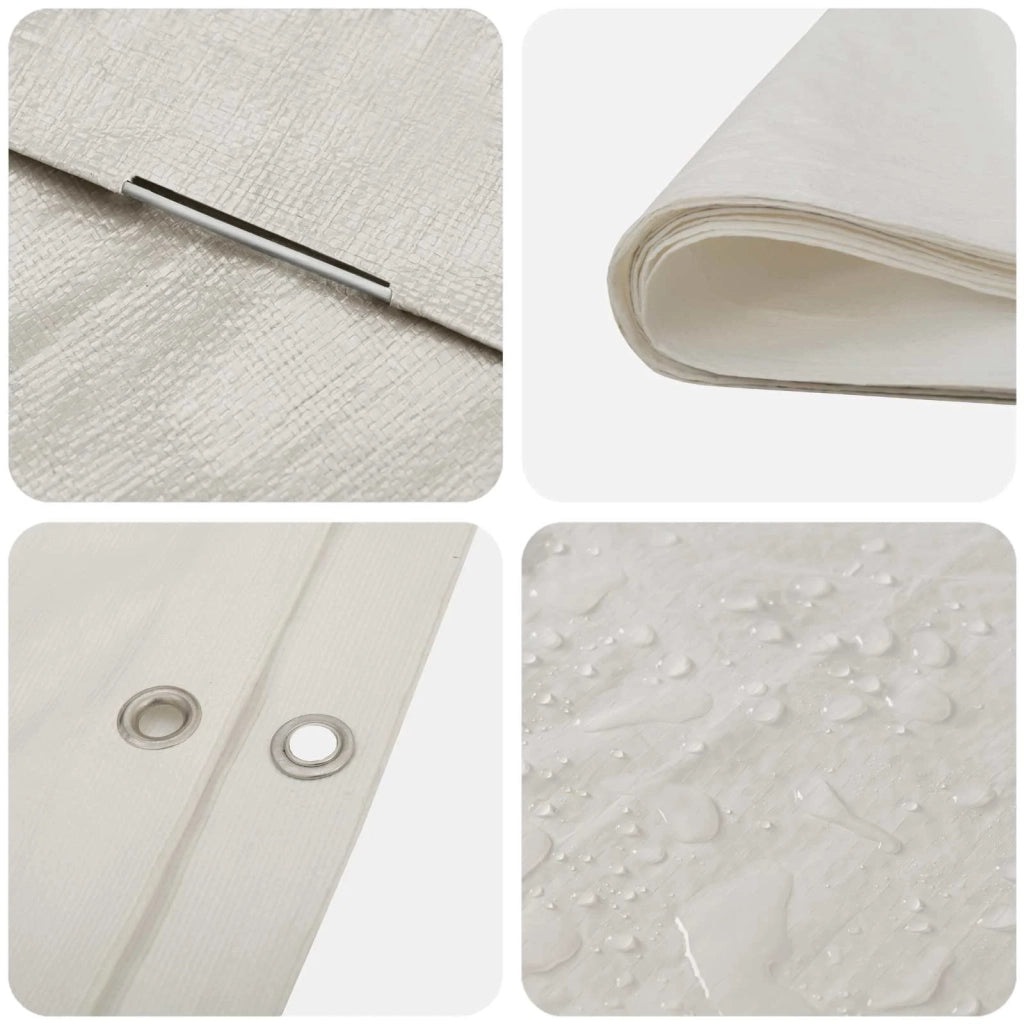 Telo con Occhielli Bianco 3 x 4 m 90 gsm PE 42039385