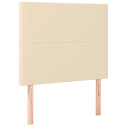 Testiera | Testata Crema 90x5x118/128 cm Tessuto