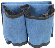 Porta oggetti portatile - Contenitore per bevande auto - Due tazze per caffè - Ripiegabile - Tessuto Oxford - 16 x 12 x 8 cm