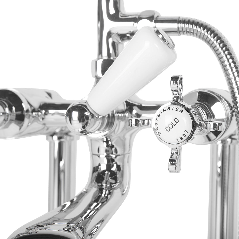 Miscelatore vasca da bagno freestanding cromato argento soggiorno