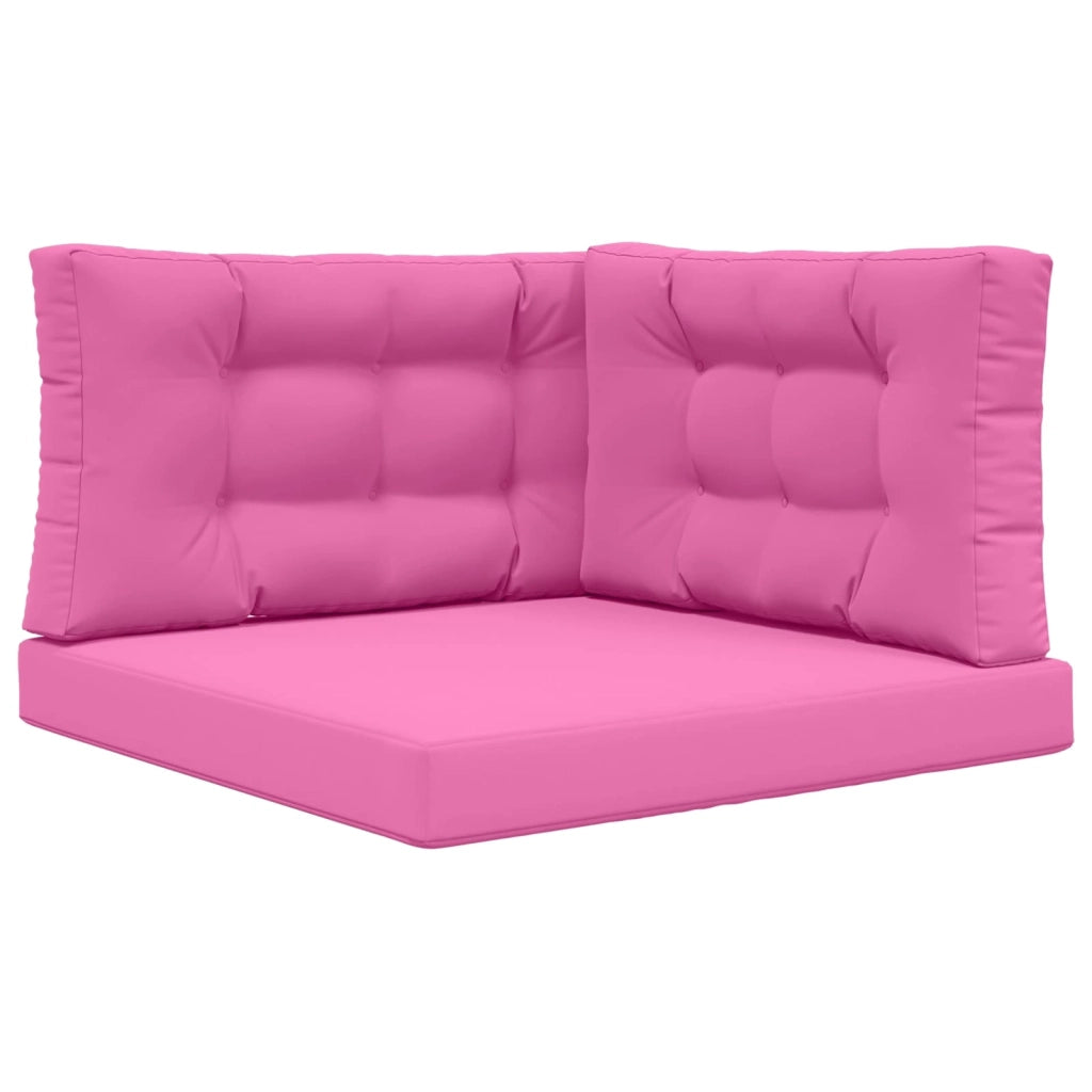 Cuscino per divano da esterno 3 pcs Rosa Poliestere 900895