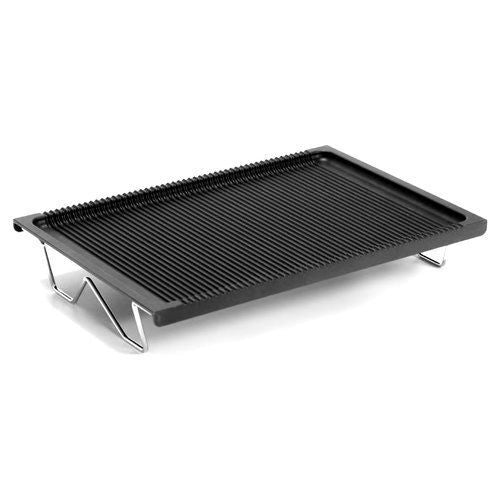 CFParker 8052780604321 Maria R Piastra di cottura in alluminio pressofuso teflonato compatibile con modelli FO600 5326 2002 200GP 200ACCGP colore Nero