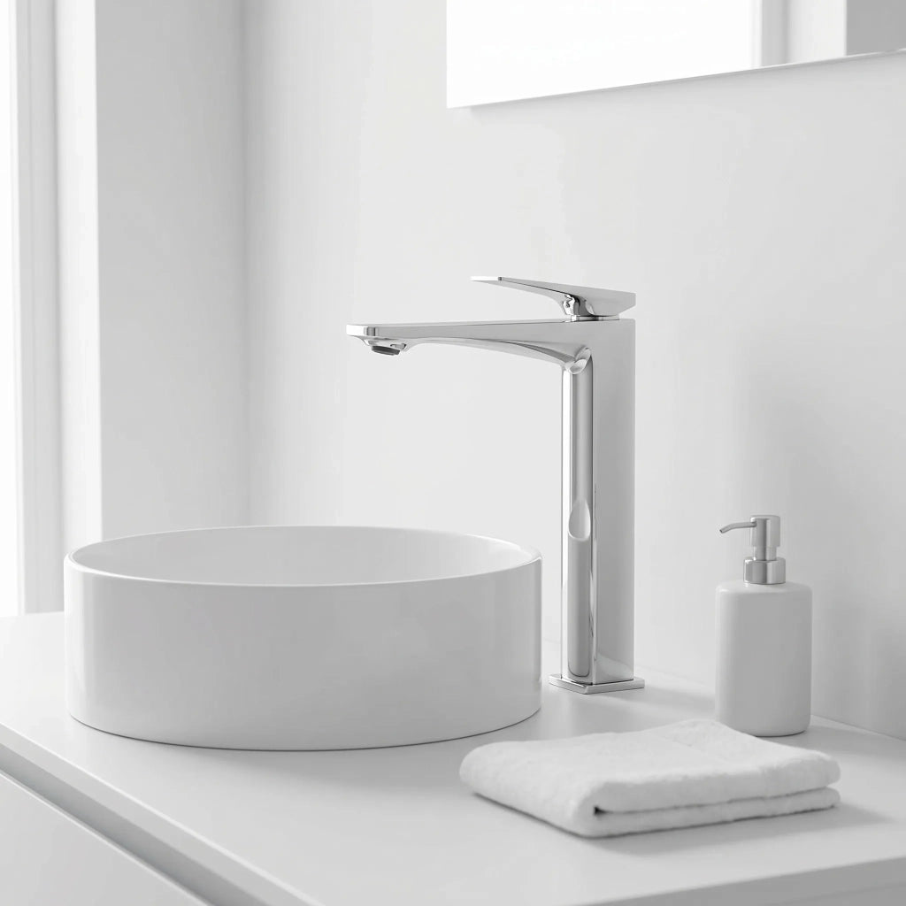 Rubinetto Da Lavabo Premium Rea Prime Chrome High
