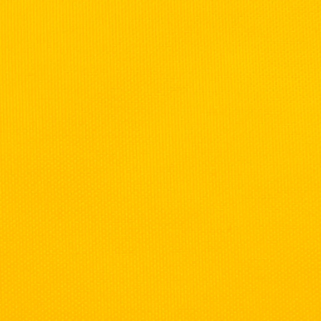Parasole a vela | Telo Ombra | Vela da ombra Oxford Triangolare 4,5x4,5x4,5 m Giallo