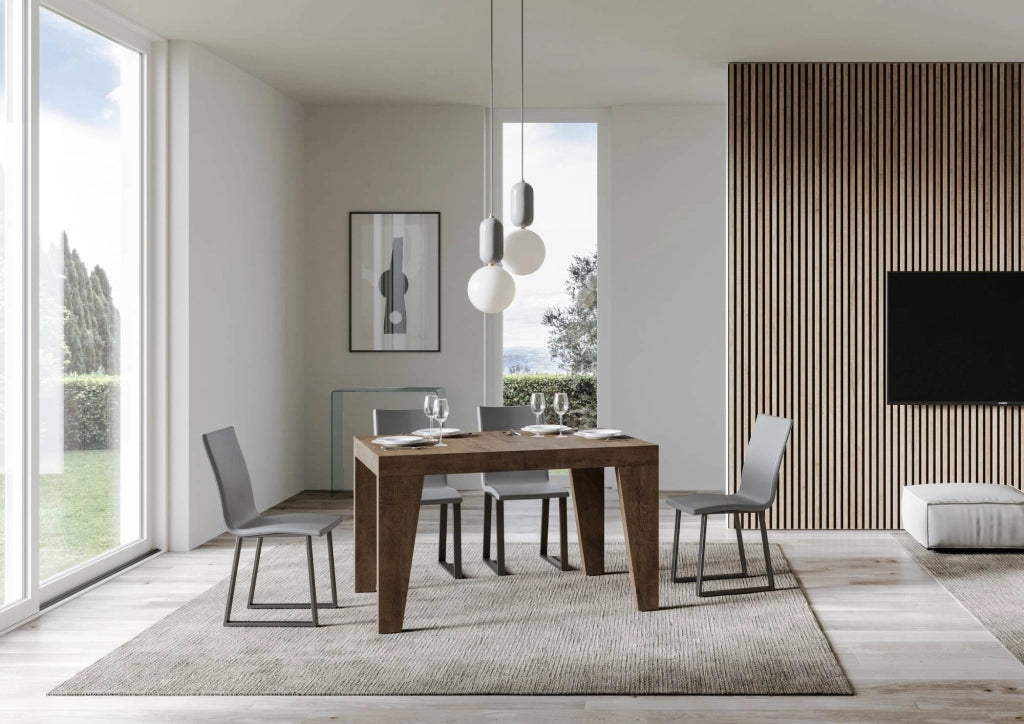 Tavolo Allungabile 140/400x90x77 cm Naxy Premium Noce