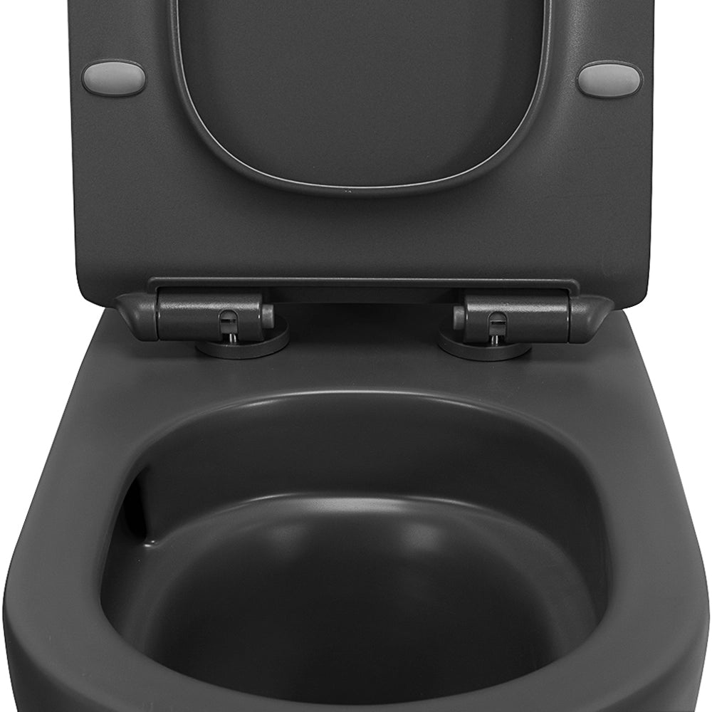 Wc filomuro tornado in ceramica grigio opaco Tokyo