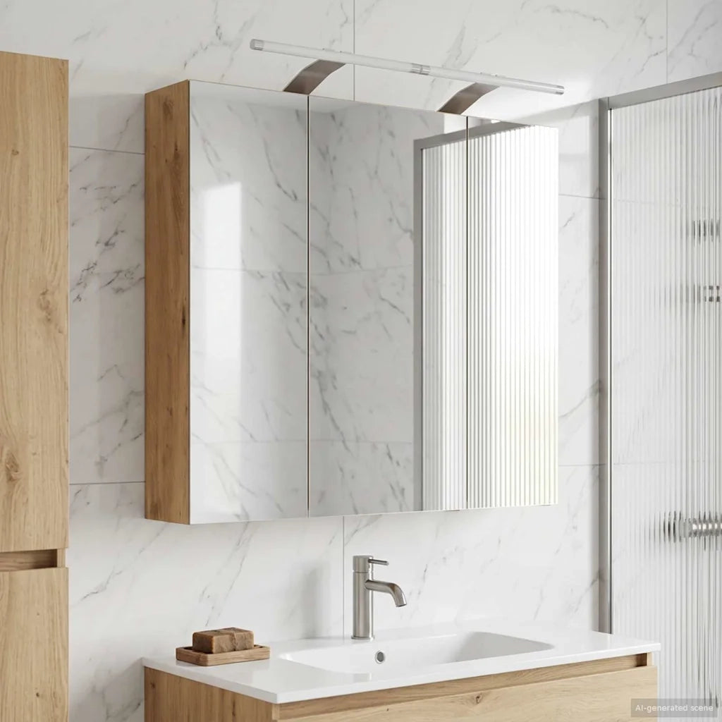 Mobiletto per specchio da bagno Rovere Artigianale 889102