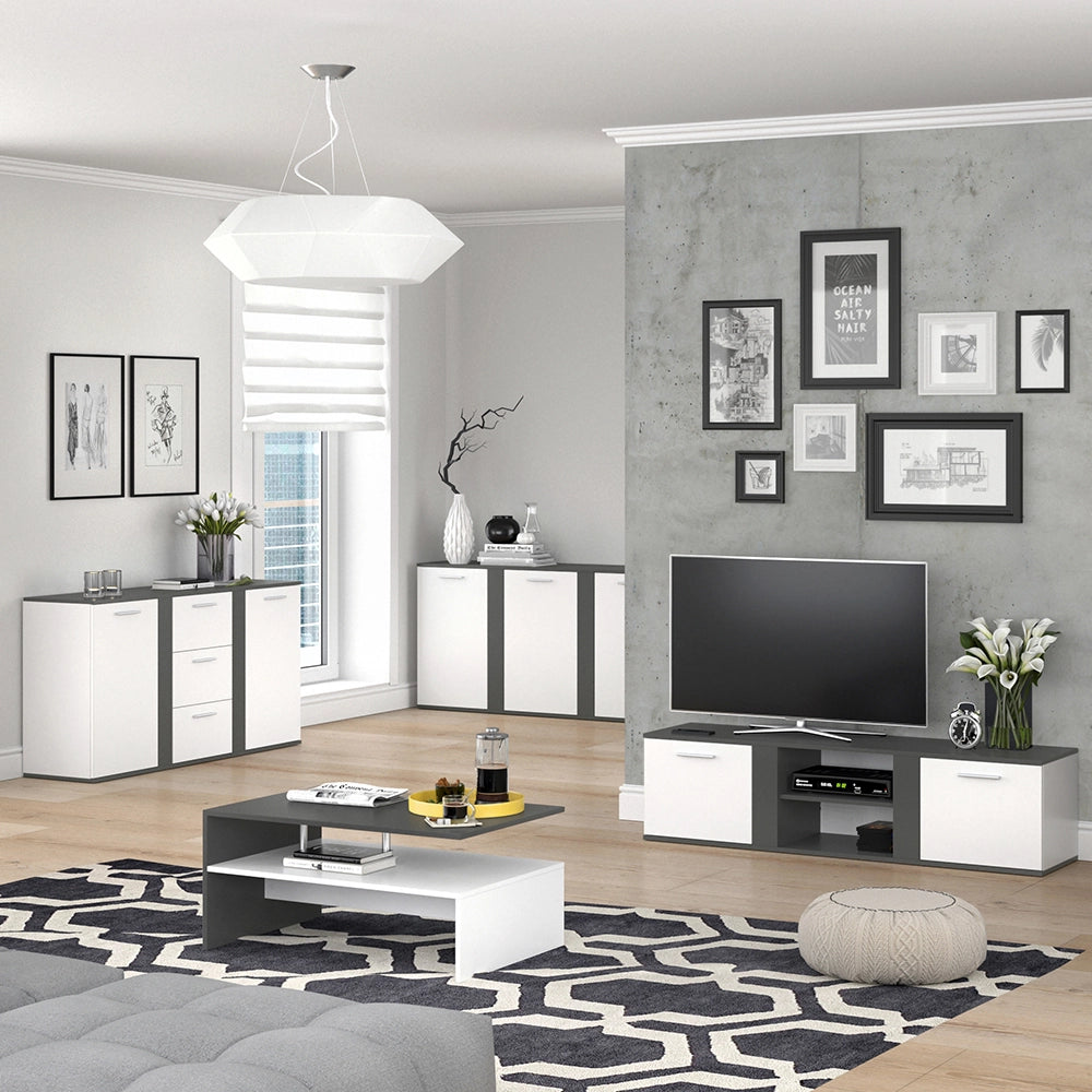 Vicco Credenza Antracite 40 x 80 cm con ante