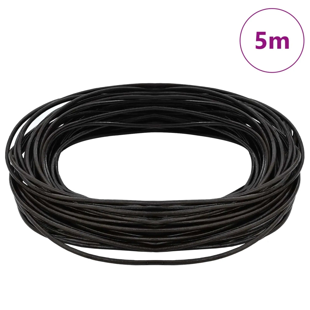 Cordino in Pelle Marrone Scuro ?2 mm x 5 m Pelle CFW3282573