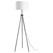 Lampada da terra con paralume in poliestere e cotone ¨C zephmum ¨C Bianco, E27