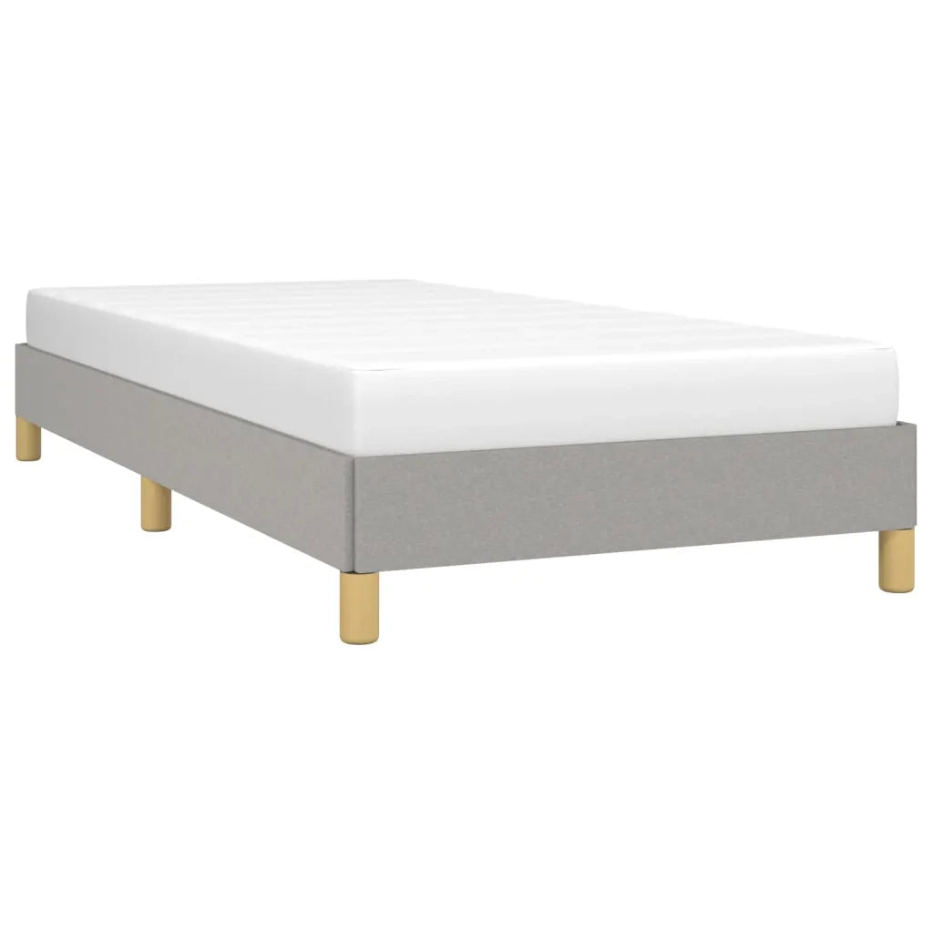 Giroletto senza Materasso-Struttura Letto Grigio Chiaro 100x200 cm Tessuto 923062