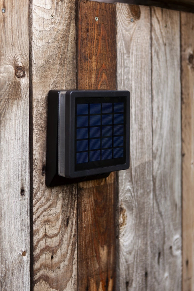 Applique esterno LED solare MOZE Lutec nera sensori