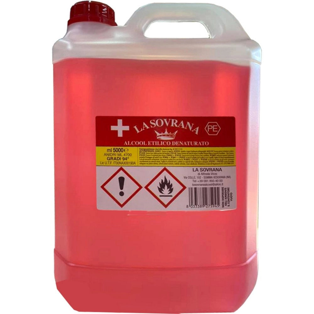 3pz alcool denaturato 94â¦ certificato lt. 5 cod:ferx.92998
