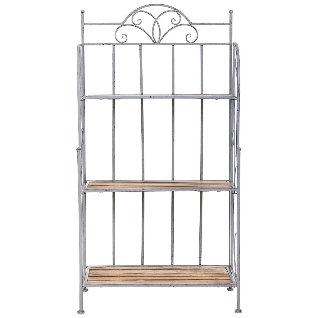 Mensola espositiva beige, 72x36x135h cm