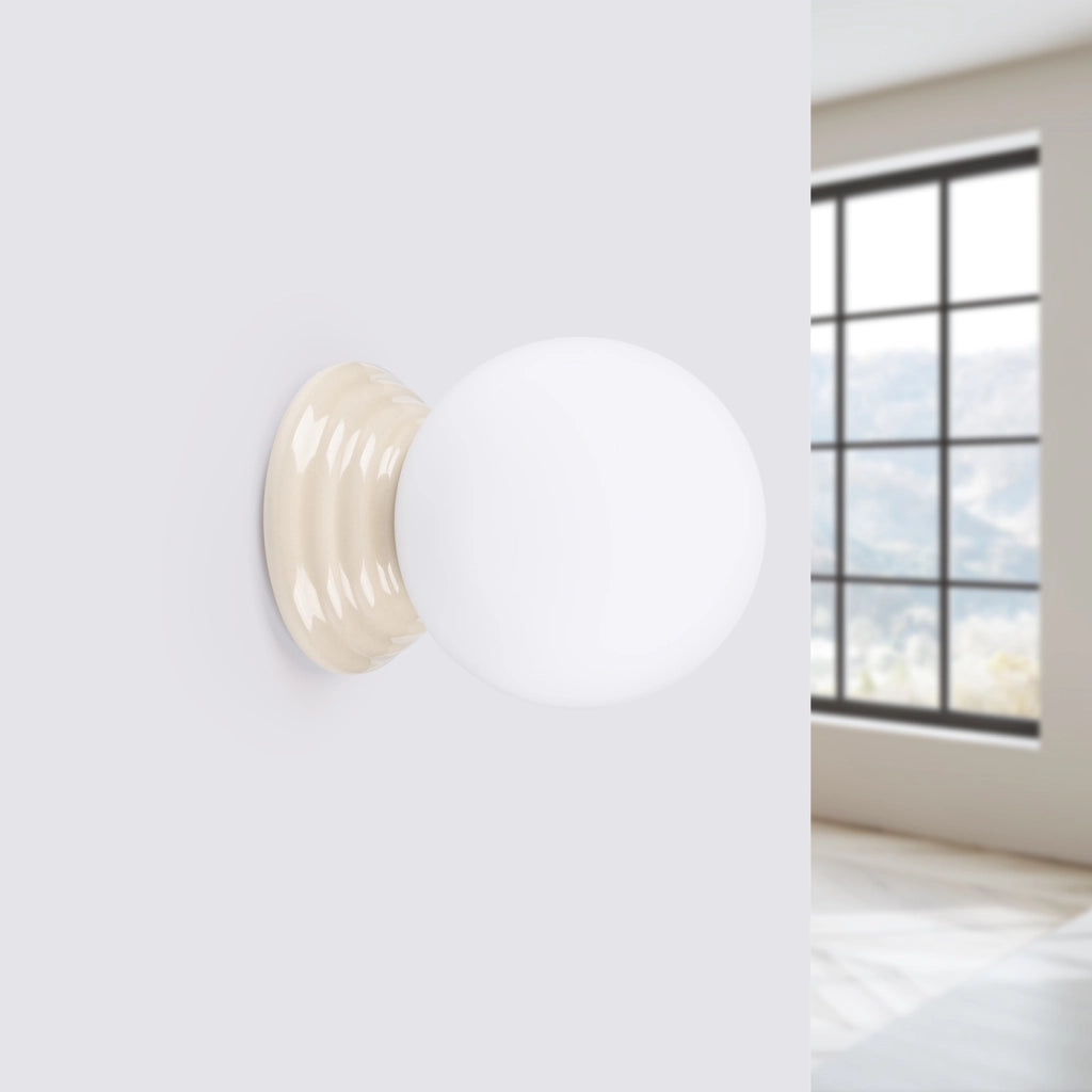 Lampada a parete ZORI beige IP44