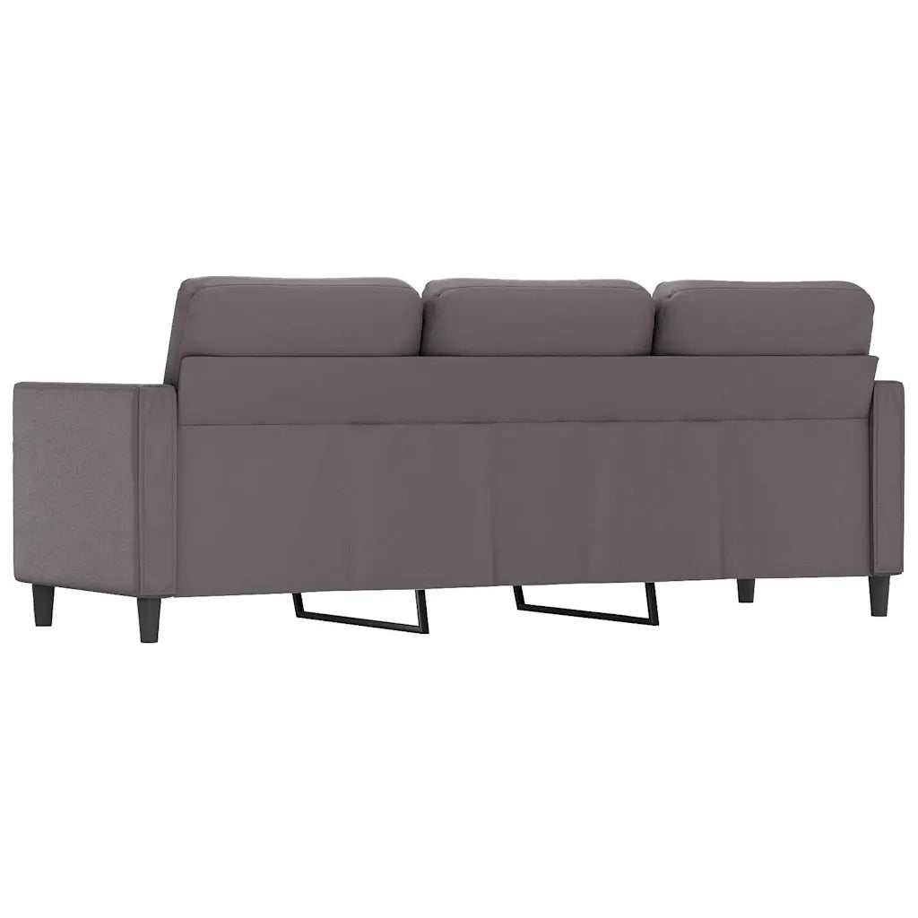 Divano a 3 Posti Grigio 180 cm in Similpelle 359340