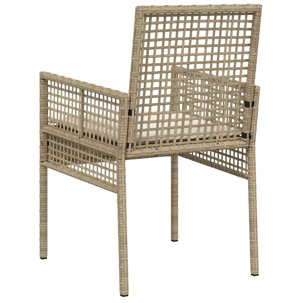 Sedia da Giardino 2 pcs Beige 55 x 53 x 85 cm polyrattan 42003449