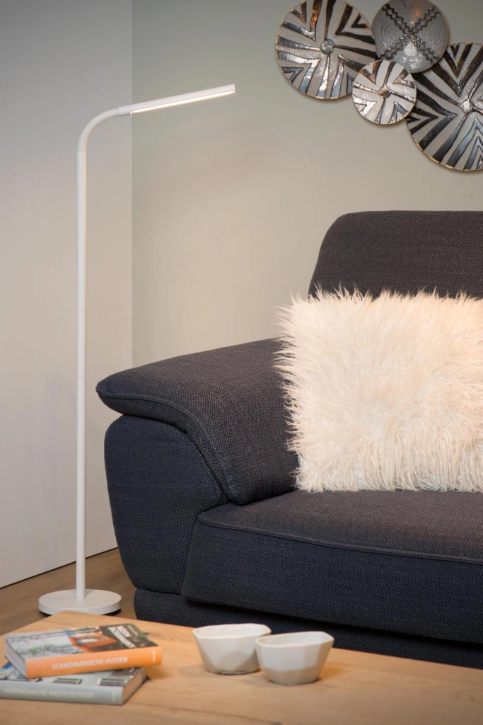 Lampada da terra LED GILLY bianca flessibile Lucide