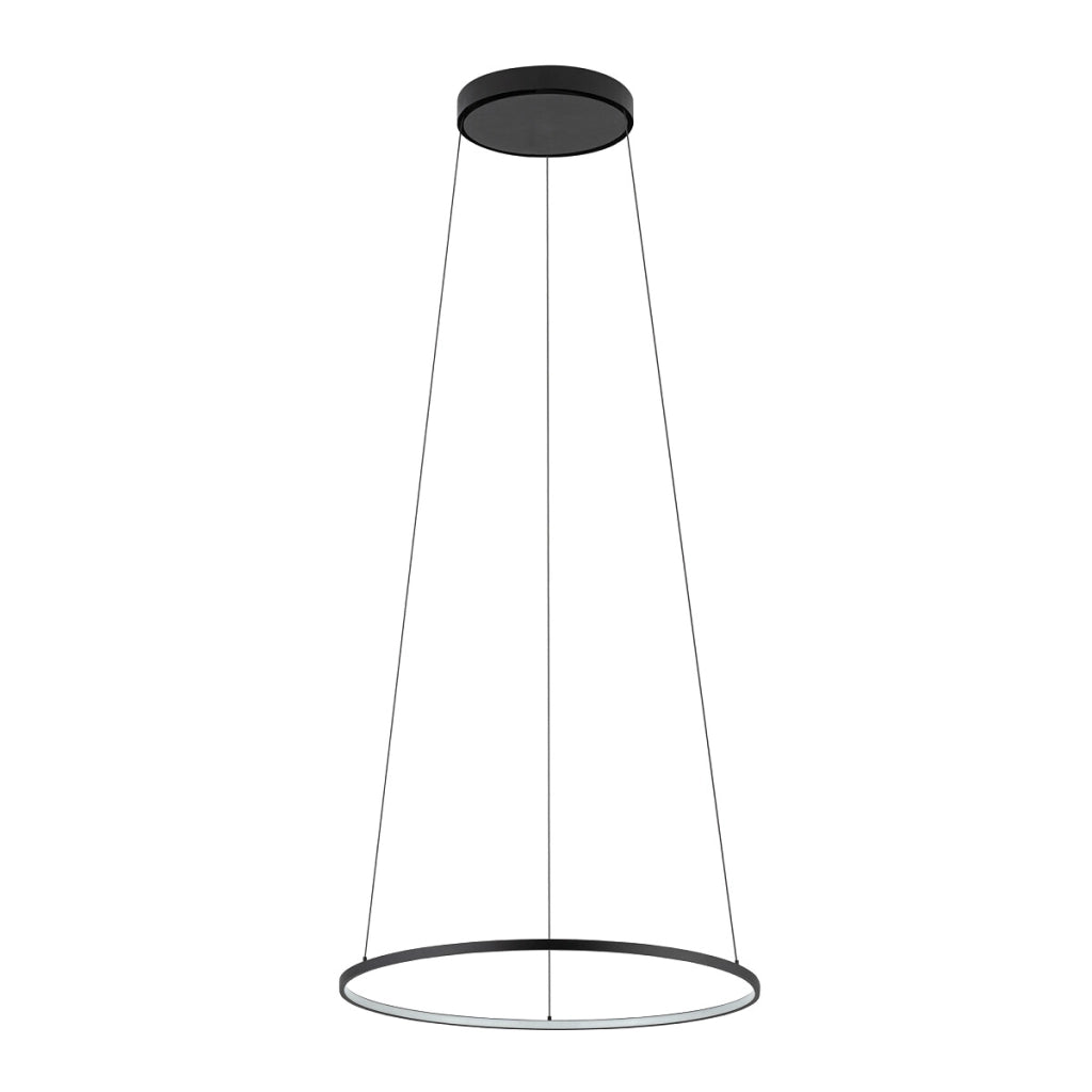 Lampada a sospensione LED nera Circolo S 3000K Nowodvorski