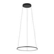 Lampada a sospensione LED nera Circolo S 3000K Nowodvorski