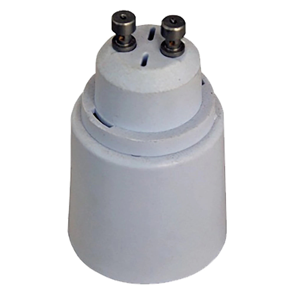 ADATTATORE PORTALAMPADA da spina GU10 a presa E27- 10 pezzi  - MELCHIONI