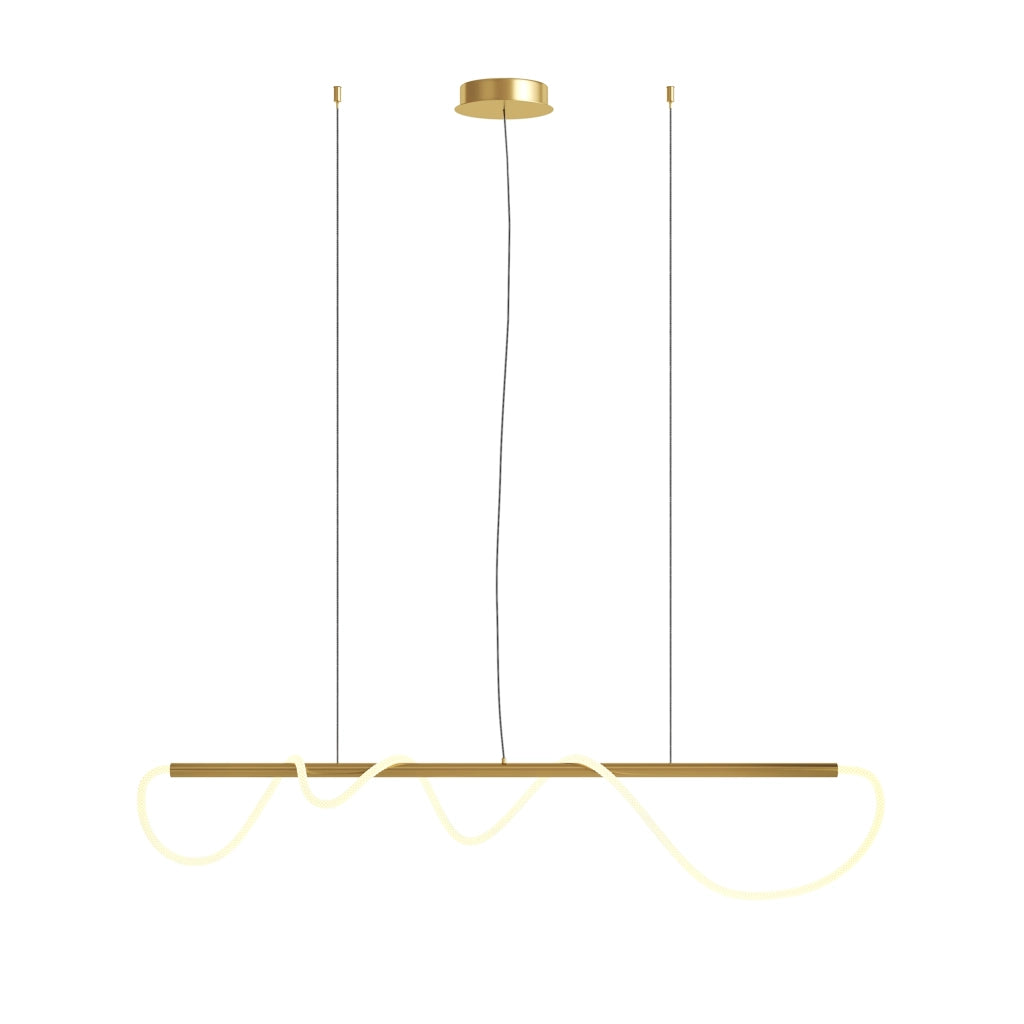 Lampada sospensione Maytoni Tau oro LED 30W 3000K