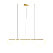 Lampada sospensione Maytoni Tau oro LED 30W 3000K