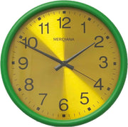 Orologio da Parete in Abs Milleluci Verde e Giallo 31 cm