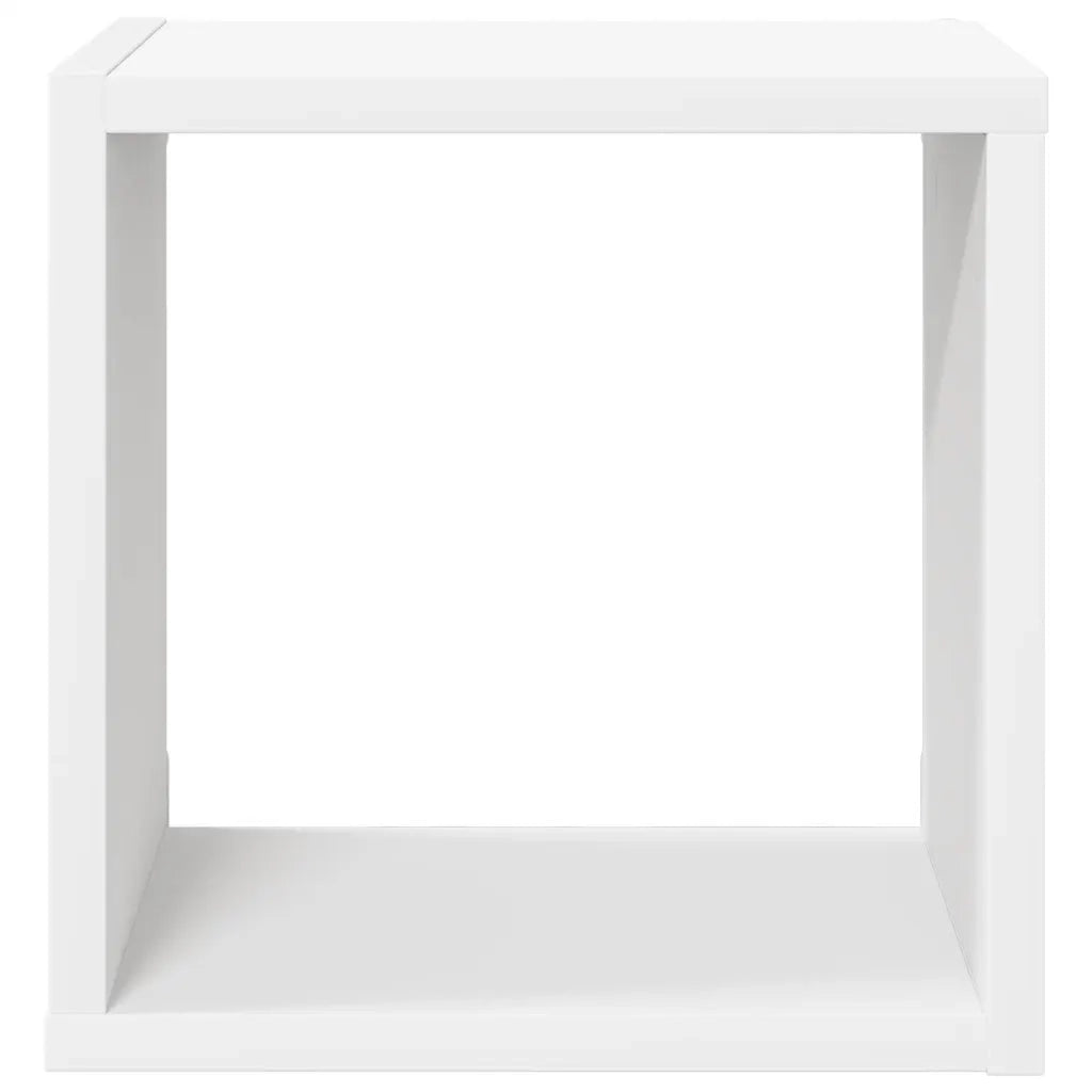Mensole Parete a Cubo 2 pz Bianche 26x15x26 cm 807025