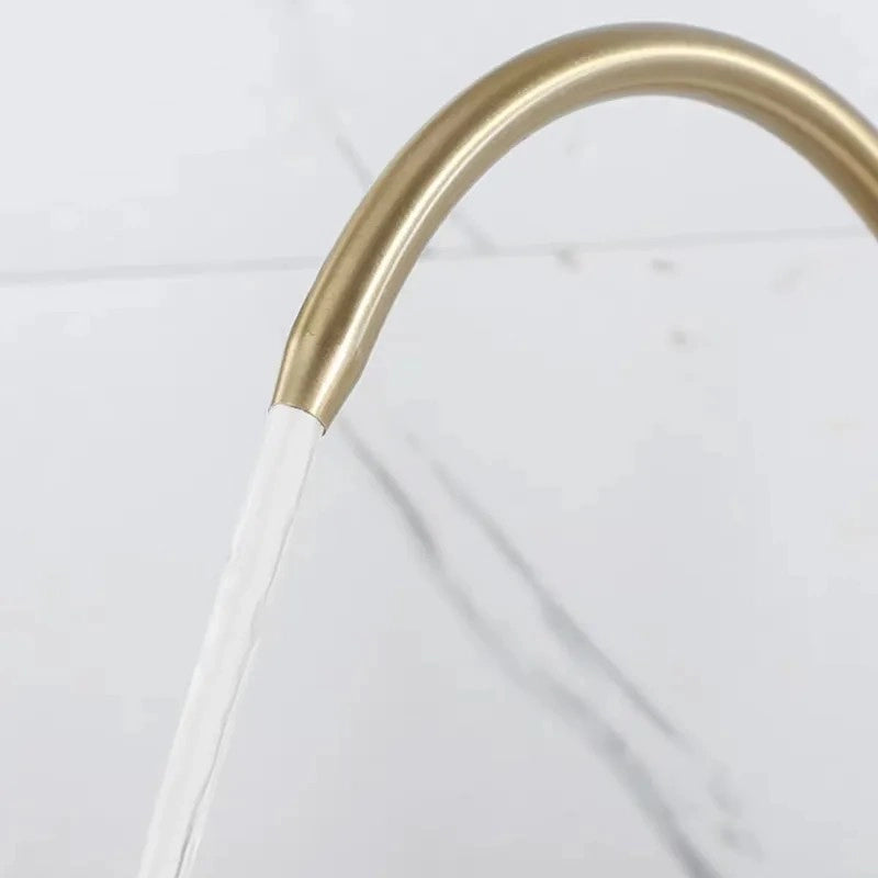 Rubinetto Da Cucina Rea Eco Fresh Brush Gold