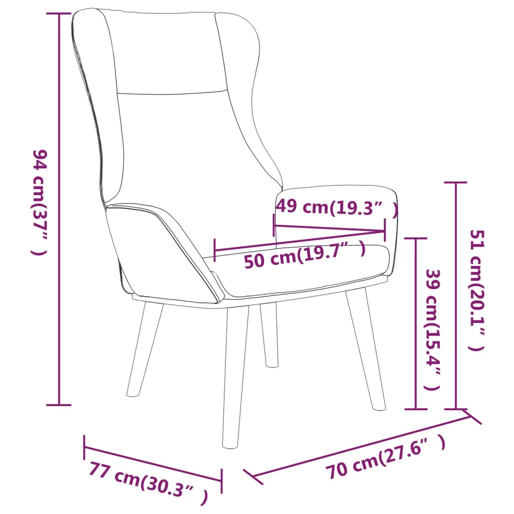 Sedia Relax Nera in Tessuto 341400