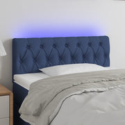 Testiera a LED-Testata con LED Blu 100x7x78/88 cm in Tessuto