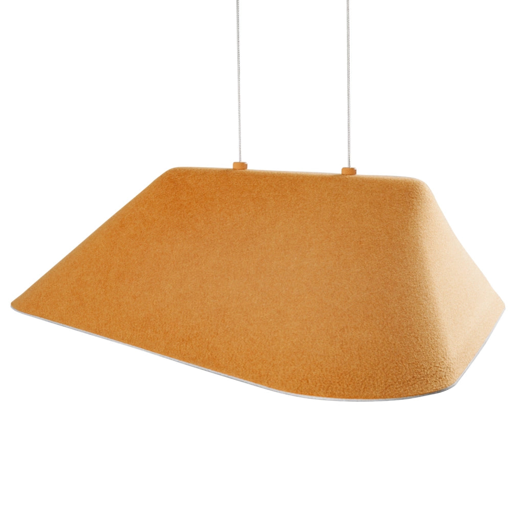 Lampada a sospensione in feltro gialla LED 8W Maxlight