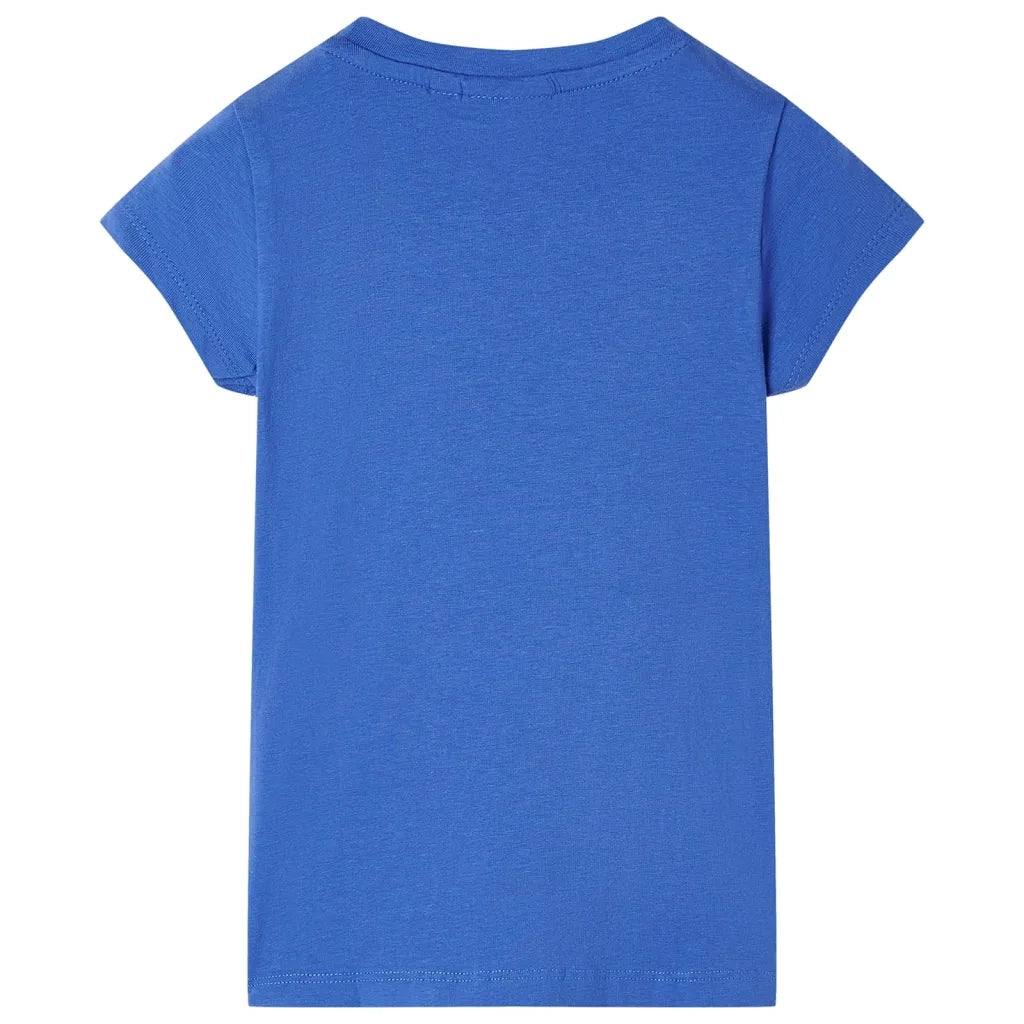 Maglietta da Bambina Blu Cobalto 128