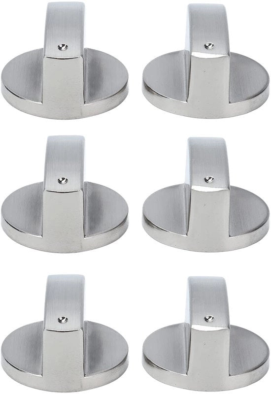 Pomello a giro 8mm - Pacchetto da 6 - Pomello a giro - Spatola a giro - Adattabile a tutti i modelli - Idoneo per forni a gas/microrigenerator - Pomello a giro