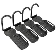 Portabiciclette a parete pieghevole 4 pezzi ¨C Zephmum ¨C Nero