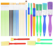 Set di pennelli da 30 pezzi - per bambini - Creatività
