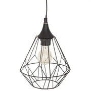 Lampada a sospensione flave in filo metallico
