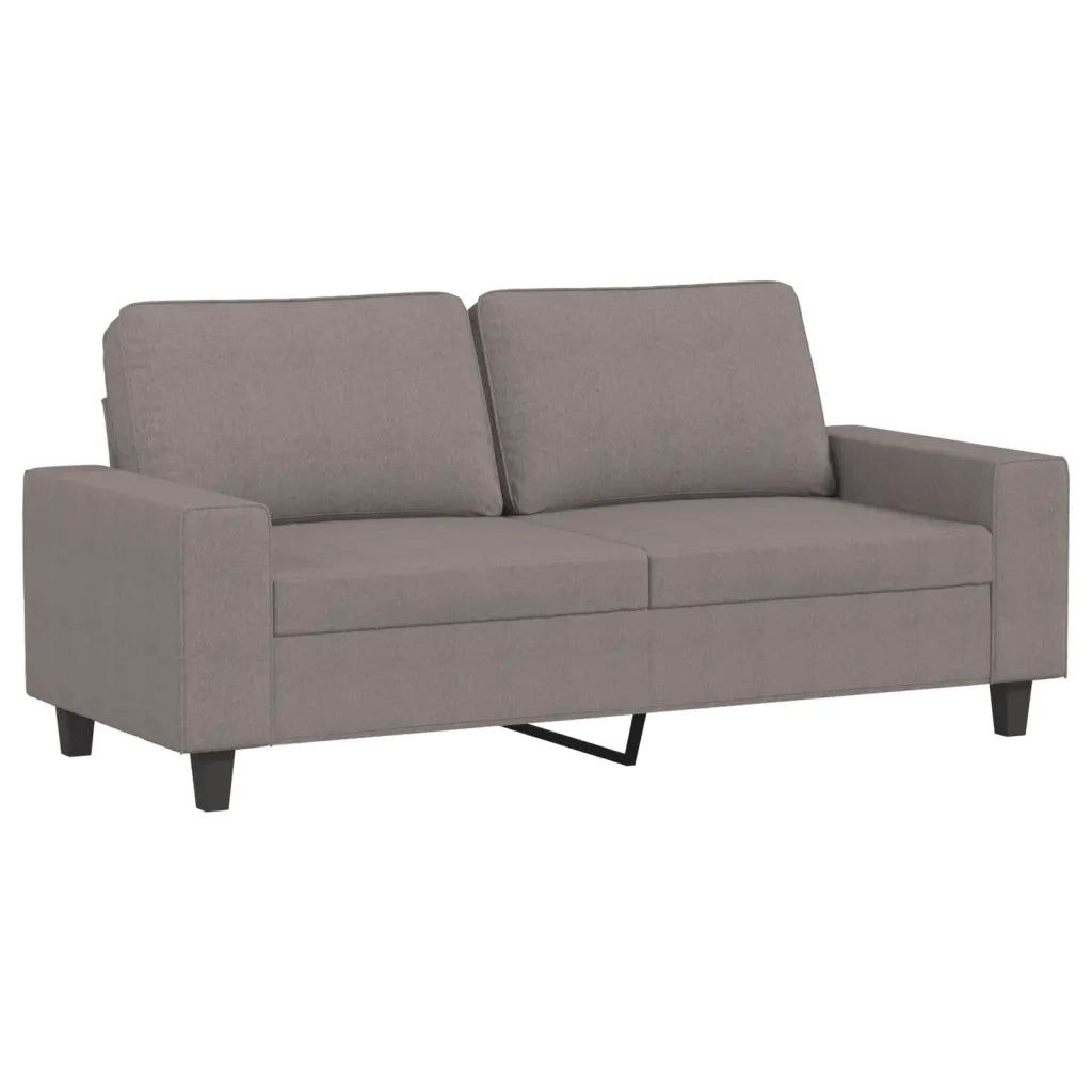 Divano a 2 Posti-Sofa 2 Posti Tortora 140 cm in Tessuto 332033