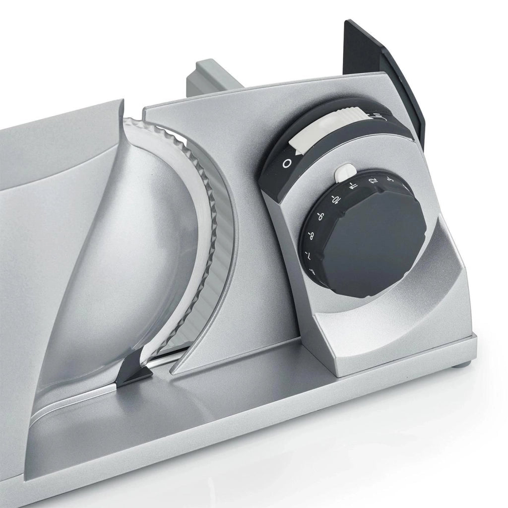 Graef MT1000EU MYtiny Affettatrice Elettrica Pieghevole lama 170 mm taglio 0-15 mm 170W colore Argento