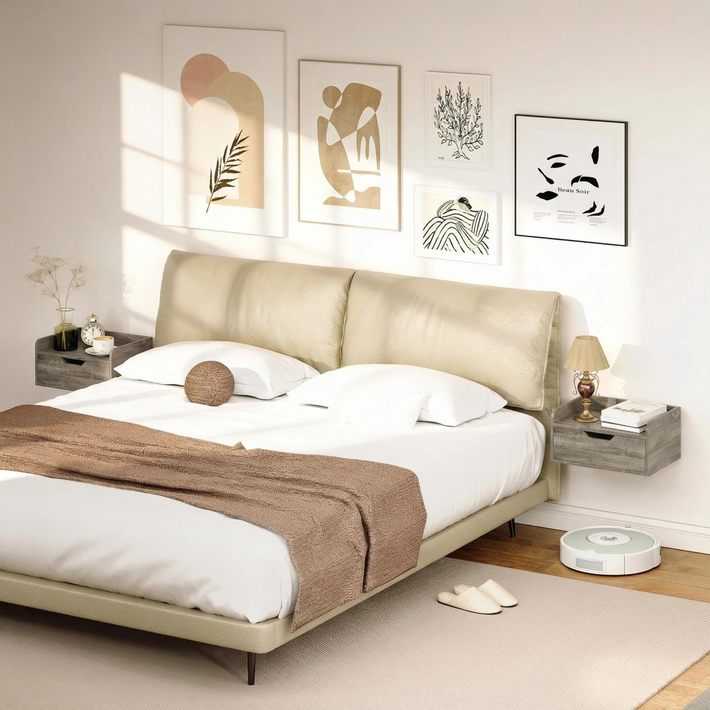 Comodino ¨C zephmum ¨C 40x30x19,5cm grigio