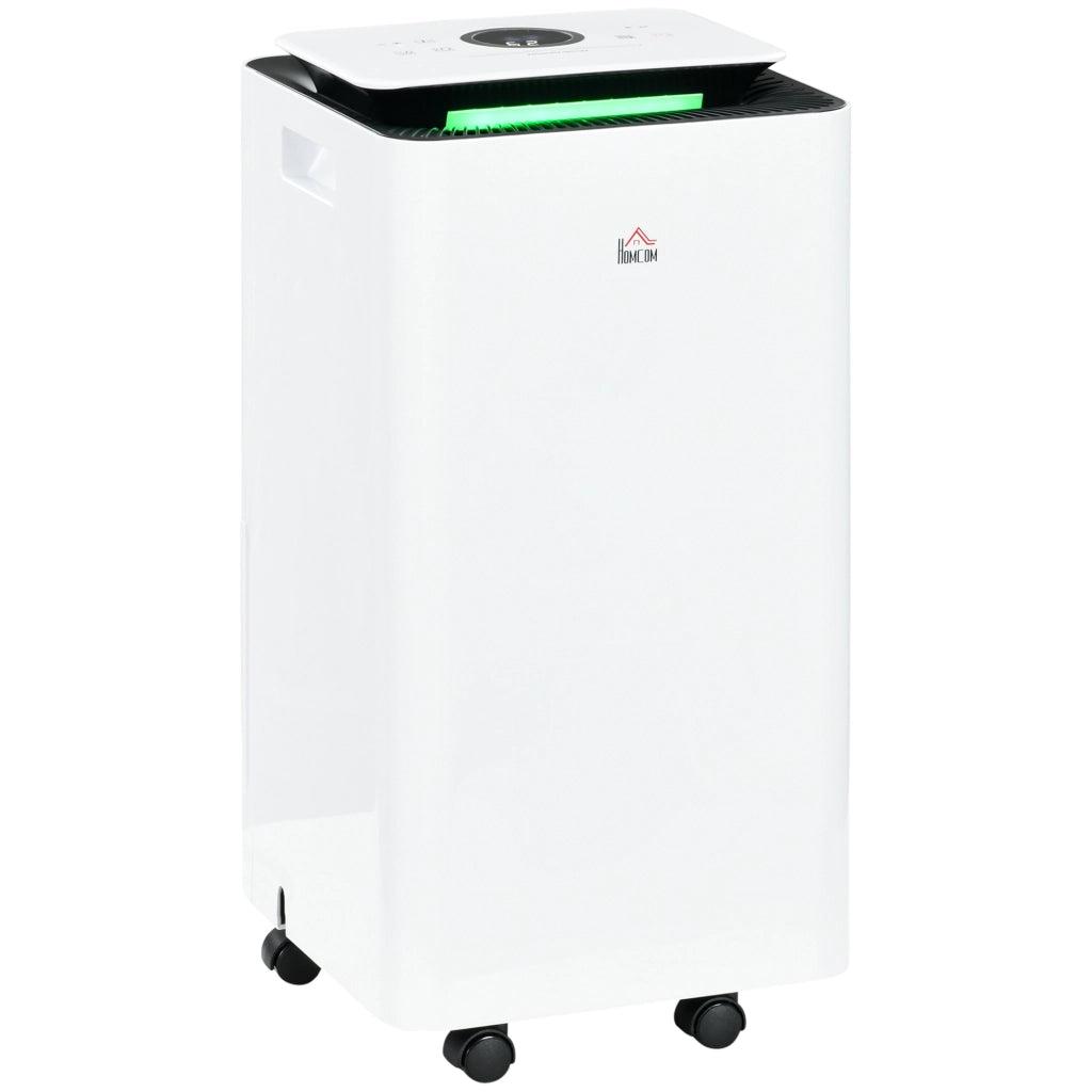 Deumidificatore Elettrico 12L/giorno ¨C Minimal ¨C 25x25x50,5cm Bianco