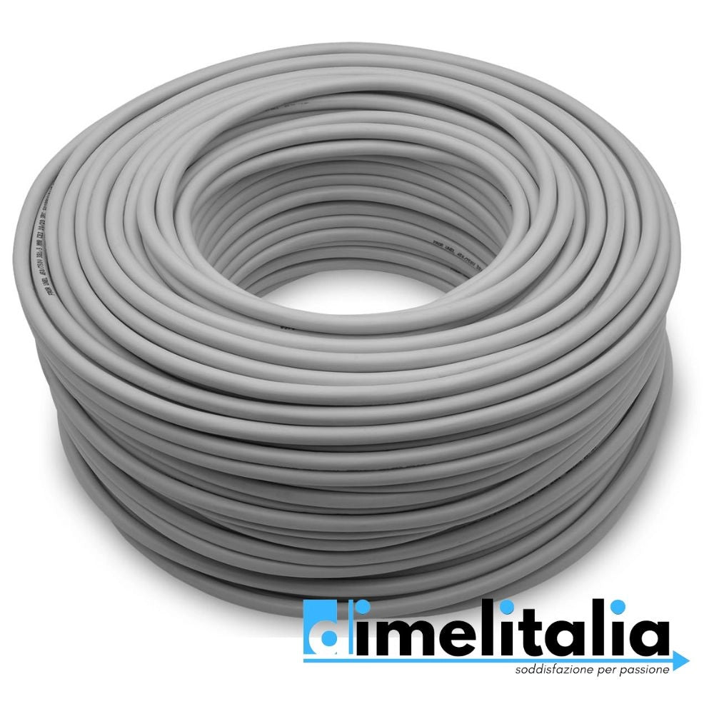 Cavo elettrico grigio fror gommato flessibile tutor quadripolare antifiamma *** lunghezza metri 50, sezione conduttor...