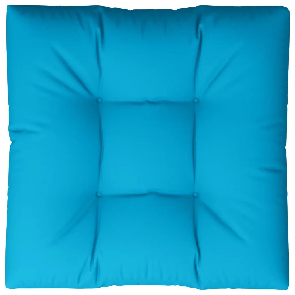 Cuscino per Pallet Blu 80x80x12 cm in Tessuto 360495