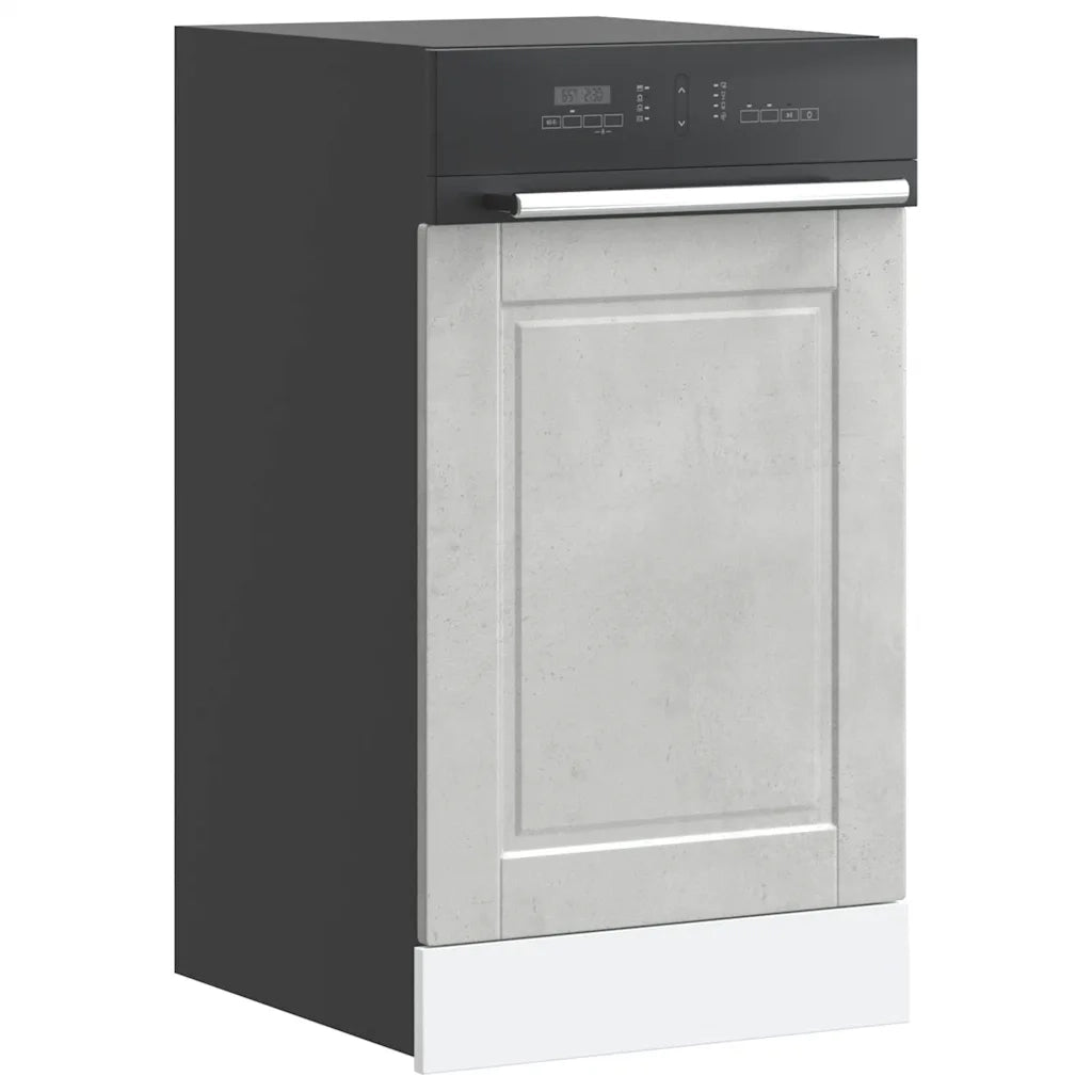 Pannello Lavastoviglie Porto Grigio Cemento 45x1,5x57 cm 854131
