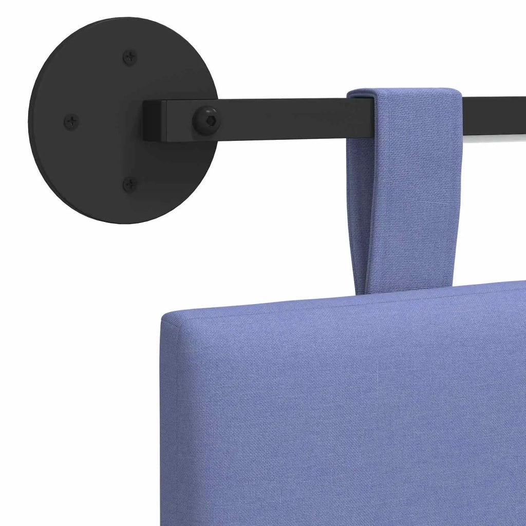 Testiera sospesa Con luce LED Blu jeans Tessuto 3424748