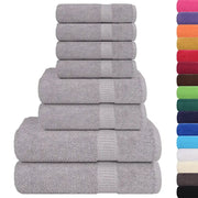 Set di asciugamani 8 pezzi FROGN Grigio 360 g/m² 137068