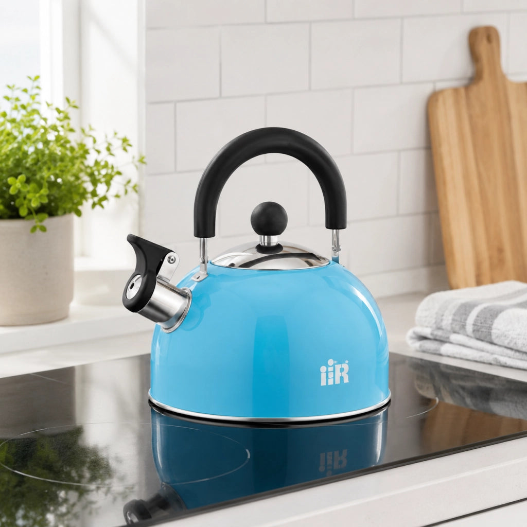 Bollitore Inox Fischio Xtra Acciaio Inox azzurro 1,5 Litri